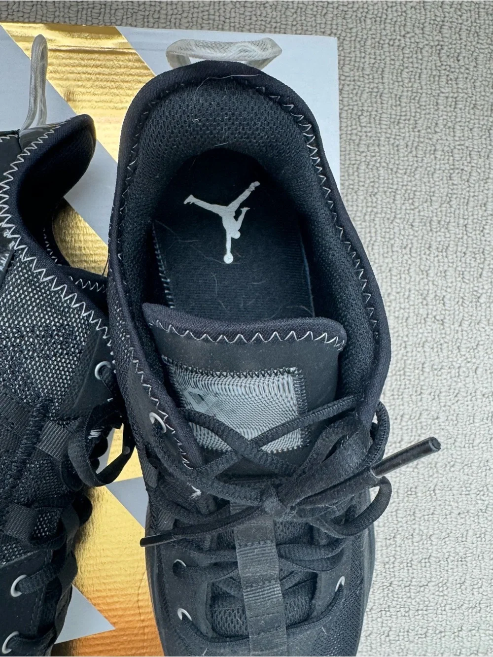 Jordan Black Low-Top Men's Sneakers